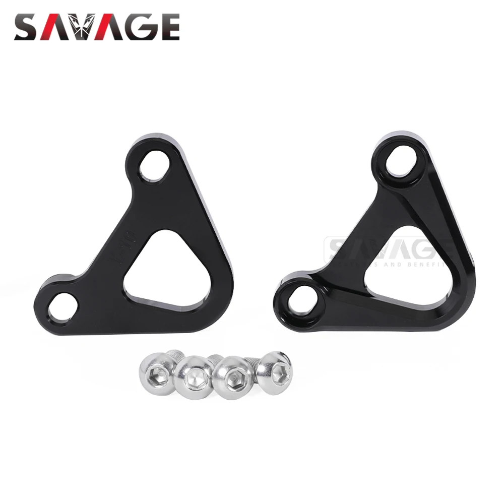 Repose-pieds arrière Passager Repose-pieds Plaque D\'obturation Pour YAMAHA MT10 FZ10 2016-2023 MT-10 FZ-10 Moto Pédale Racing Crochet trucs FZ 10