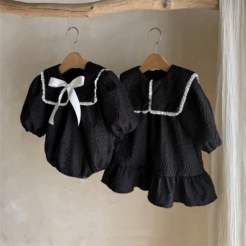 ملابس أطفال جديدة لخريف 2025 من عمر 0 إلى 3 سنوات فساتين أميرات للأطفال الرضع فستان حفلات للفتيات بأكمام طويلة ملابس داخلية للأطفال الصغار #6