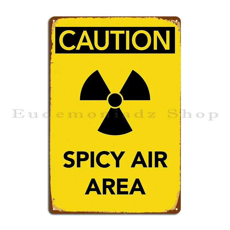 Spicy Air Area Metal Plaque Wall Decor Garage Home Create Customize Tin Sign Poster