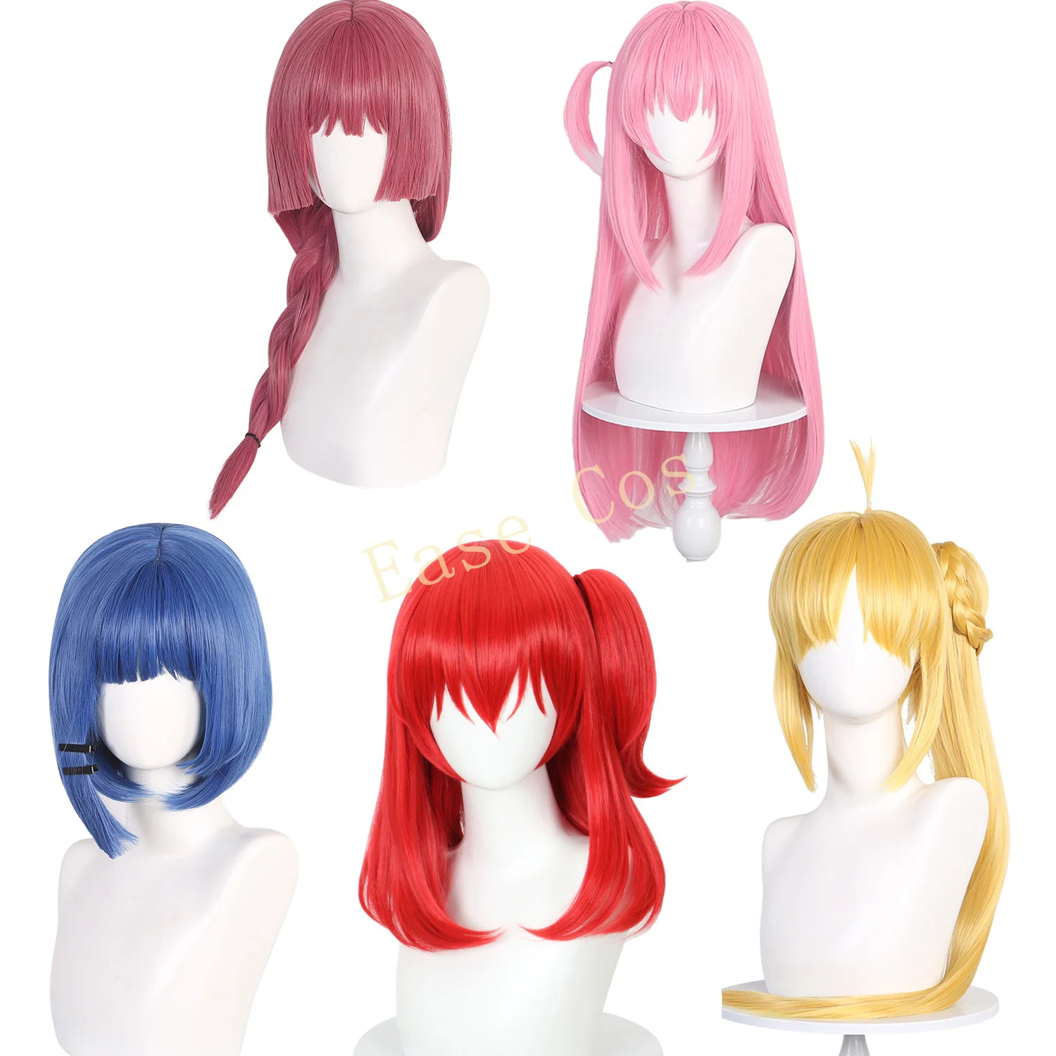 

Аниме Бокки Рок! Парик для косплея Gotoh Hitori Kita Ikuyo Yamada Ryo Ijichi Nijika Hiroi Kikuri Wig Role Play Hair