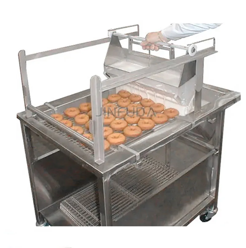 Commercial Doughnut Fryer Maker High Quality Donut Glazing Machine Donut Glazer Donut Decorating Maker - view 3