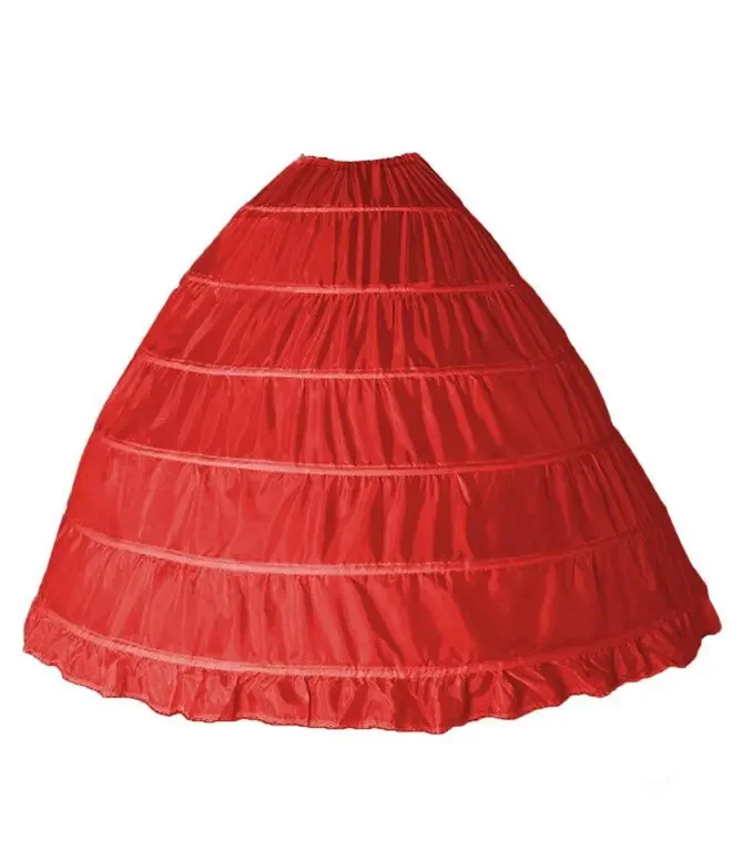 Six Steel Smock Skirt Wedding Skirt Support Costume Petticoat 6 Laps No Yarn To Increase The Skirt