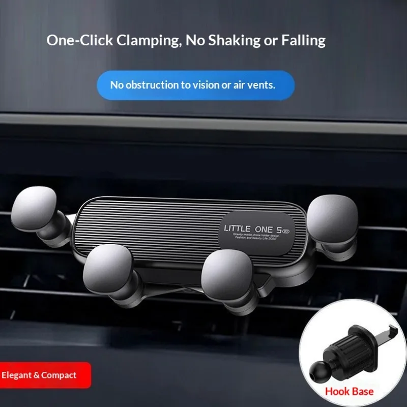 

Креативный новый держатель для телефона в машину, мультяшный гравитационный держатель для телефона, крепление на воздуховод, поддержка навигации, 1 шт.