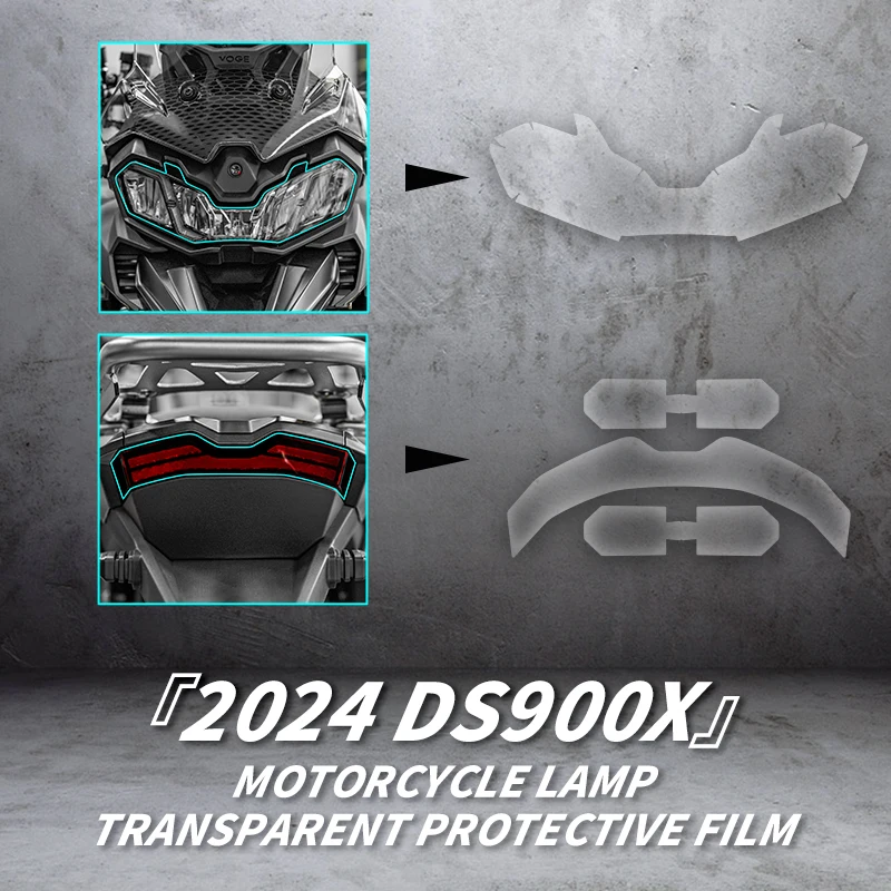 

Used For VOGE DS900X 900DSX TPU/TPH Headlight And Taillight Transparent Protective Film Of Motorcycle Lamp Accessories Refit