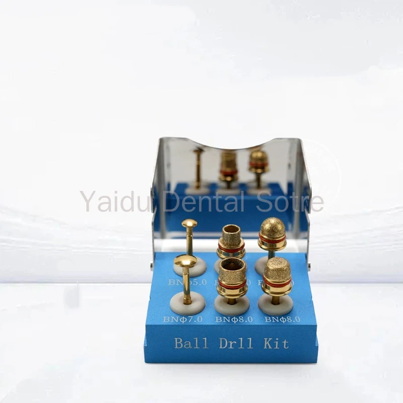 1 Set Diamond Drill for Dental Implants External Lift Maxillary Sinus Lift Ball Drill Open Window No Membrane Injury