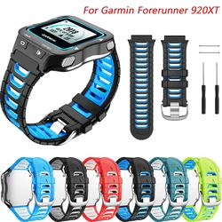 Pulseira de silicone original correias para garmin forerunner 920xt cinta srews + faca utilitário relógio inteligente pulseiras forerunner 920 xt