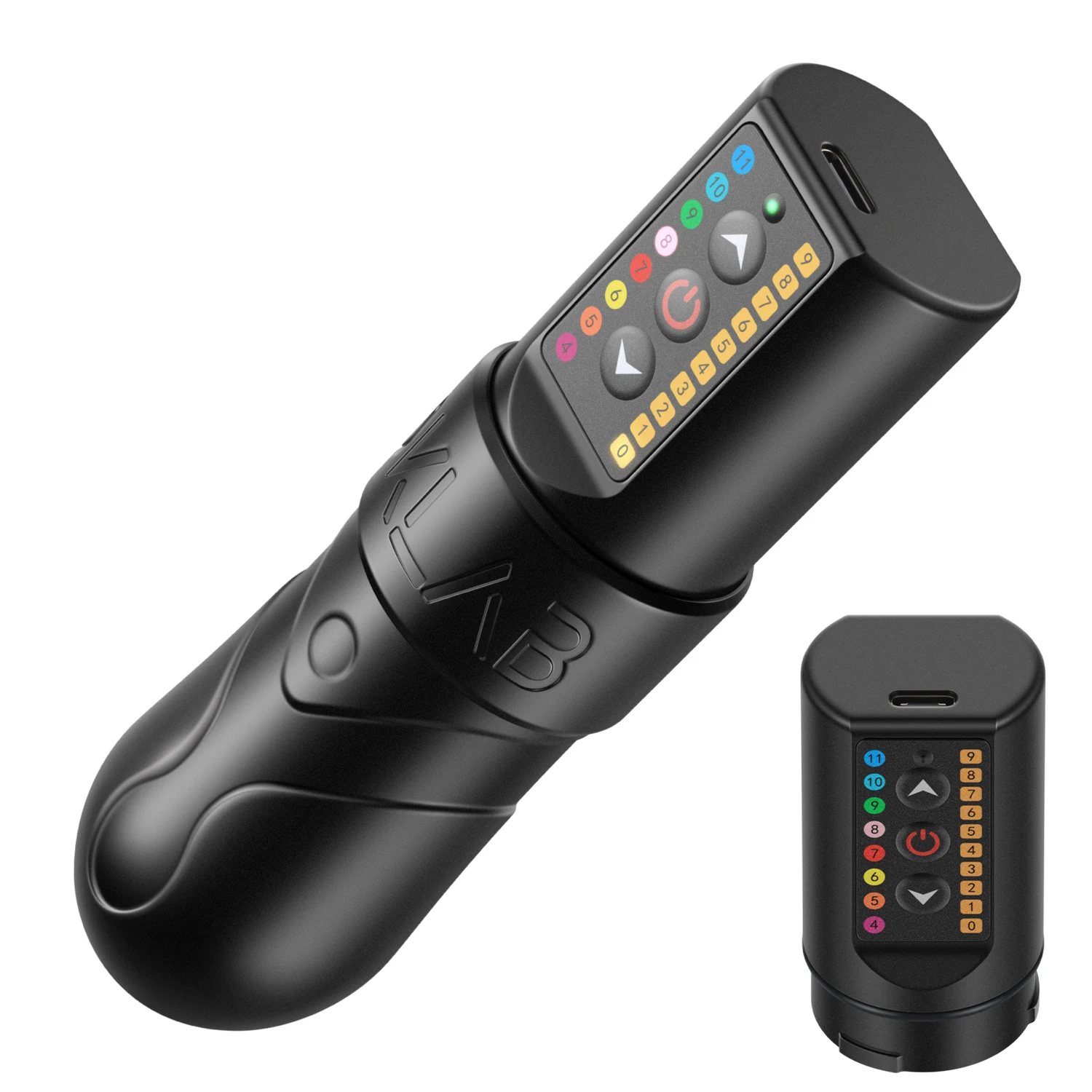 DKLAB-máquina de tatuaje inalámbrica de DK-W1, pistola de pluma con batería giratoria, paquete de energía portátil, pantalla Digital LED de 2400mAh, para arte corporal, nueva