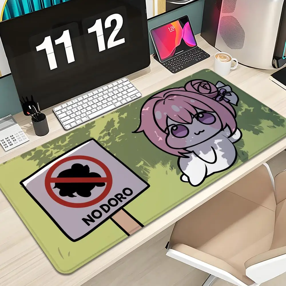 

Kawaii Anime Doro Dog Mouse Pad Keyboard Mousepad large 1200X600 mm Desk Mat PC Gamer High definition printing Table pad