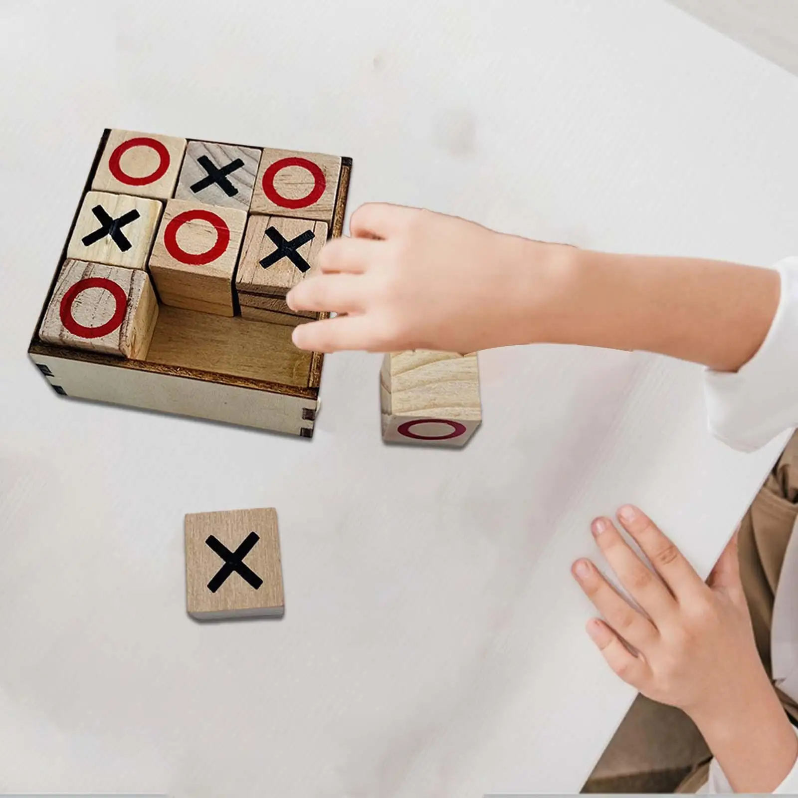 Tic TAC Toe Board Game Leisure Intelligent XO Table Toy for Adults Goody Bag