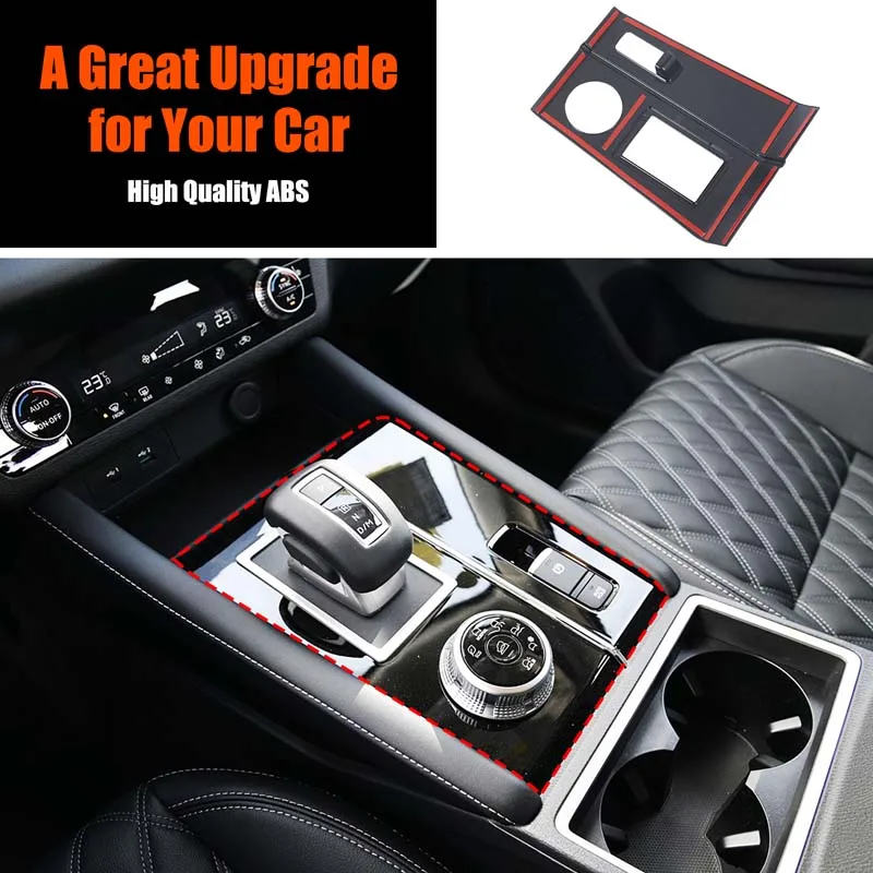 Center Control Gear Shift Panel Trim Transmission Shift Cover Trim Sticker Car Accessory For Mitsubishi Outlander GF8W 2022-2026 - view 4