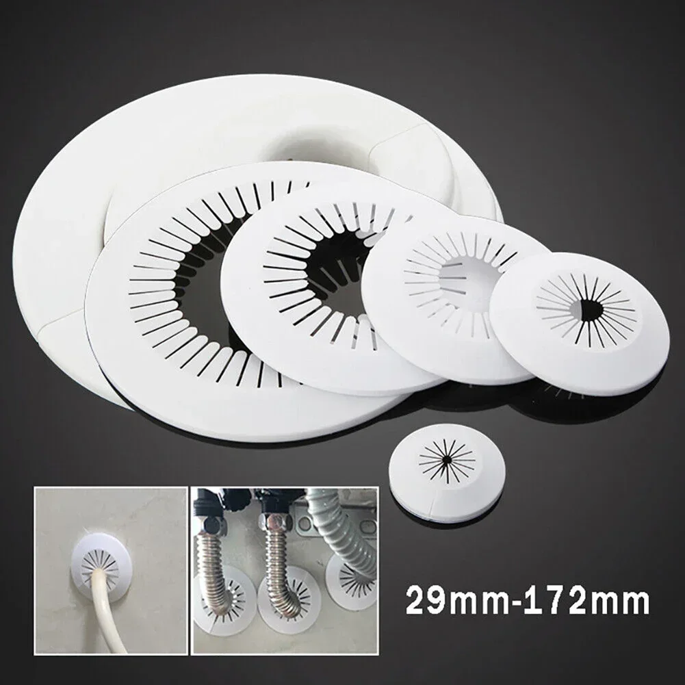 40-80mm Air Condition Cable Entry Cover Shower Faucet Corner Plug Pipe Plug Cover Rosettes Cover Air Outlet Pipe Sleeves