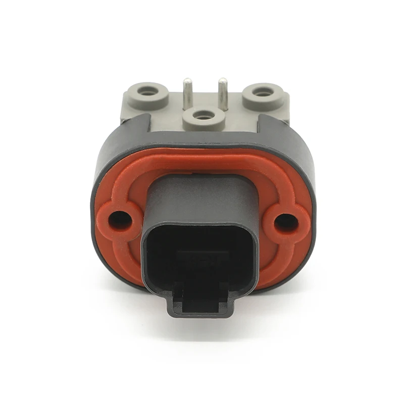 

DT13-2PB DEUTSCH type Automotive waterproof Connector 2-pin black PCB bent pin 90° Angle pin socket Automotive circuit board soc