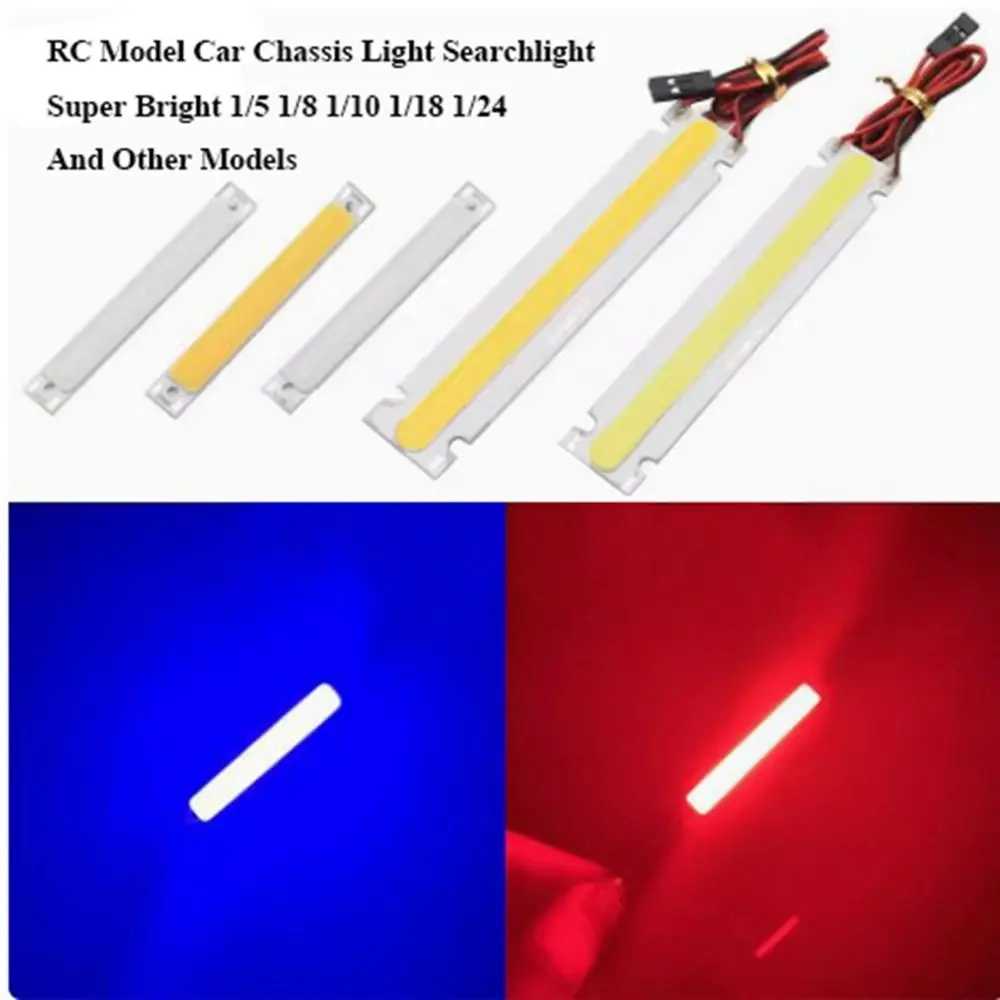 Uniwersalne, kolorowe oświetlenie podwozia do modeli RC, pasujące do modeli 1/5, 1/8, 1/10, 1/18, 1/24 i innych.