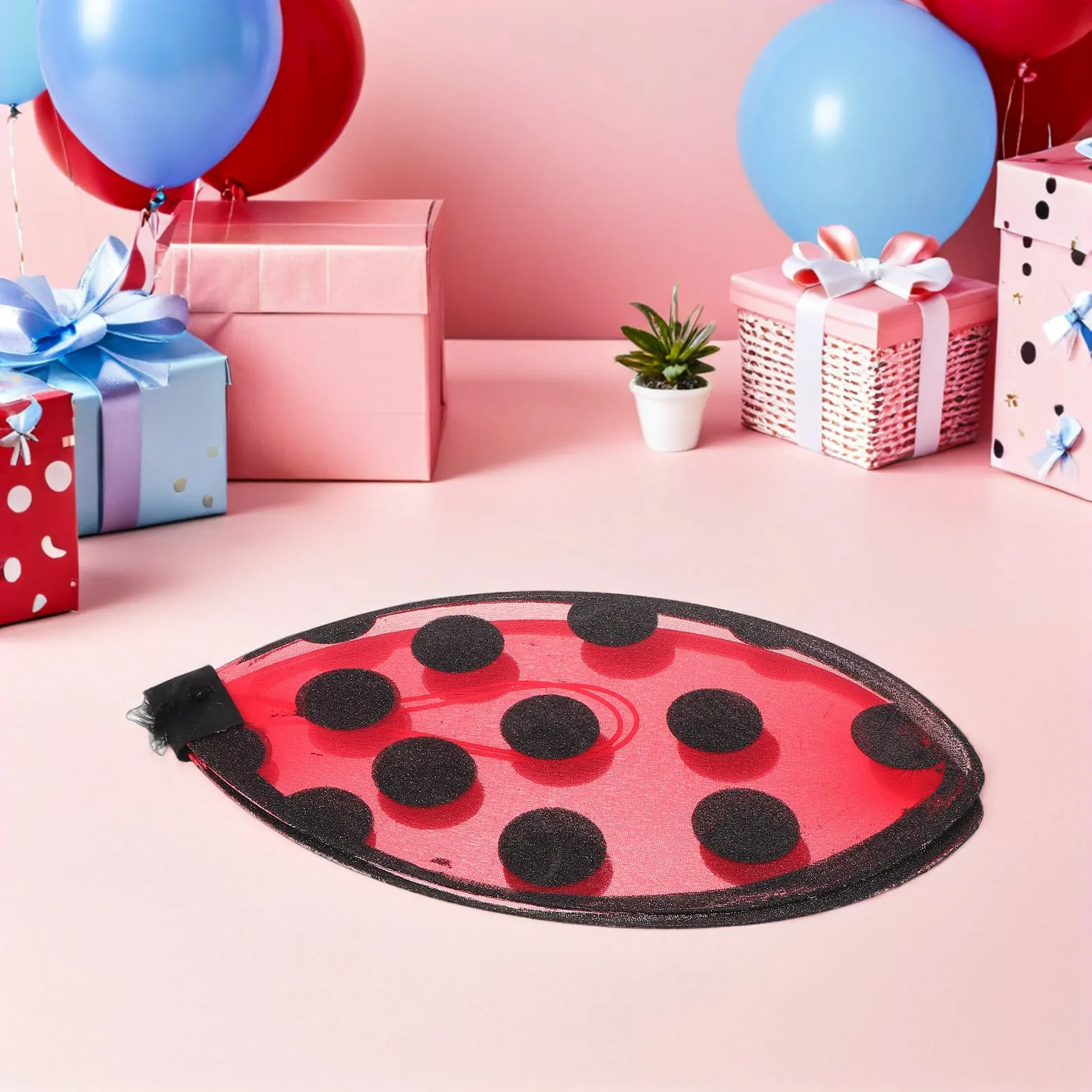 

2 шт. Легкие крылья божьей коровки для костюма, мини-накидка для дня рождения, сценических выступлений, свадеб, фестивалей