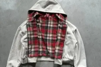 Herbst 2025, modische neue Straße, doppelseitig, kariert, langärmelig, Kapuzenpullover, Y2K, Harajuku, Hip Hop, einfache koreanische lose Retro-Reißverschlussjacke