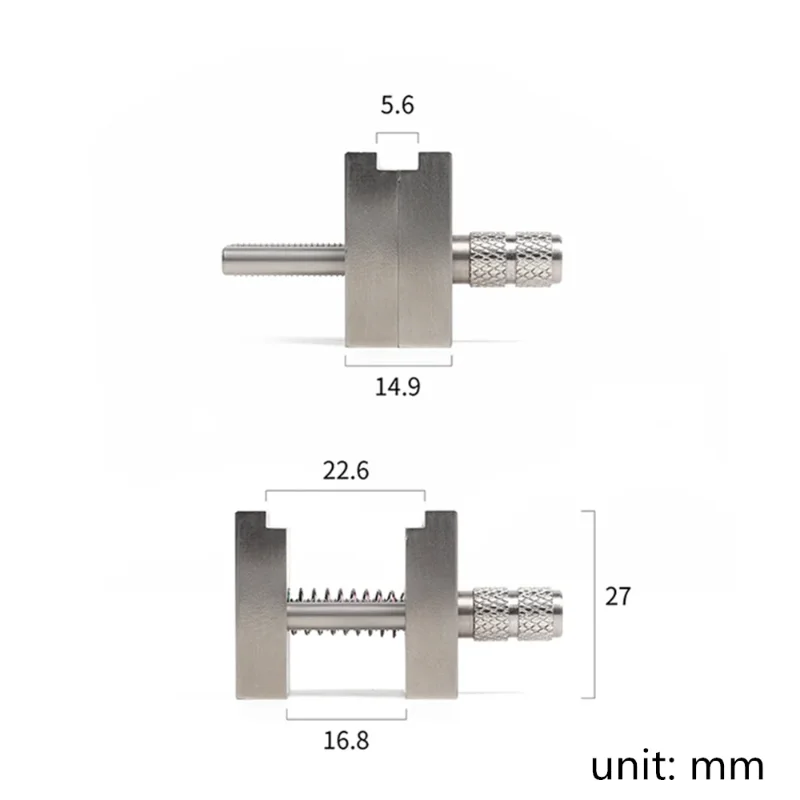 AT-MV En Acier Inoxydable Précision Mini Étau Outil De Peinture Essentielle Ensemble pour L'amélioration De L'habitation et Artisanat