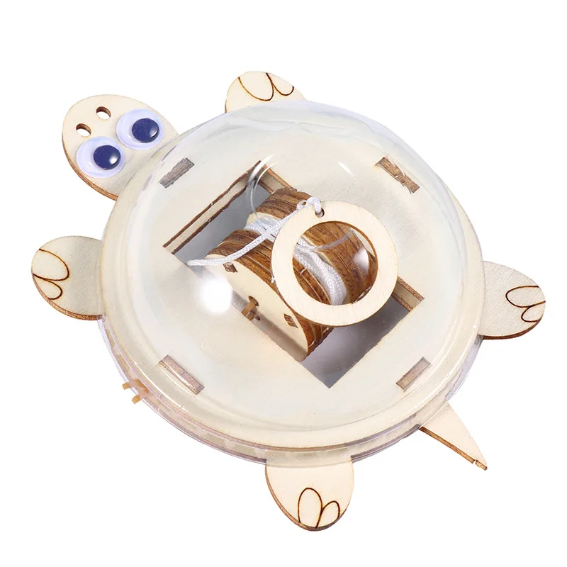 

Children's Handmade Technology Small Production Small Invention Pull Wire Turtle Physics Small Experiment Set Educational Teachi