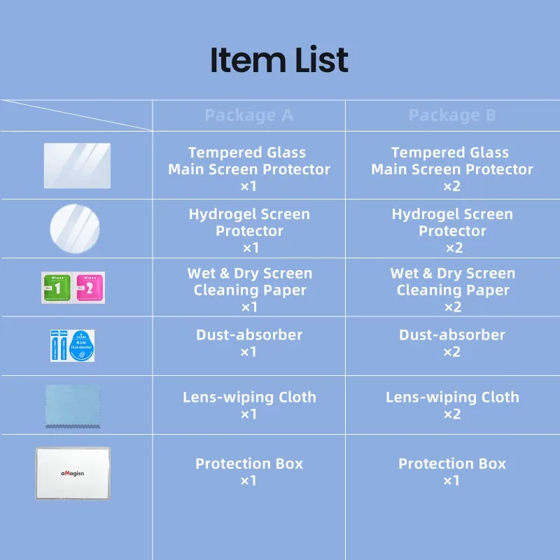 AMagisn الزجاج طبقة رقيقة واقية ل DJI Osmo نانو كاميرا حامي الشاشة ل OSMO نانو HD صلابة المضادة للخدش فيلم الملحقات #5