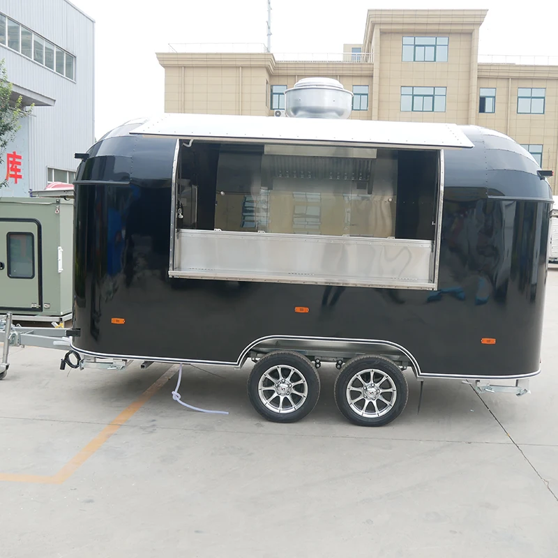 Special Design Round Top Food Trailer Mobile Catering Service Full Kitchen Equipment