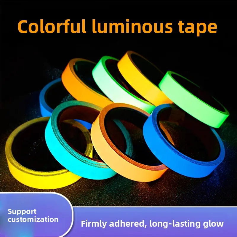 

Colorful Luminous Tape,fluorescent Stage Positioning Decorative Stickers,stair Lighting Strips Waterproof Reflective WarningTape