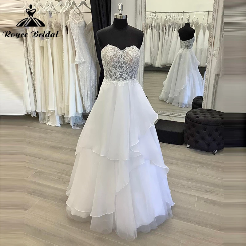 

Boho Ball Gown Wedding Dress Custom For Women 2023 Bride Gowns Sexy Sweetheart Sleeveless Backless Lace Appliques Sweep vestidos