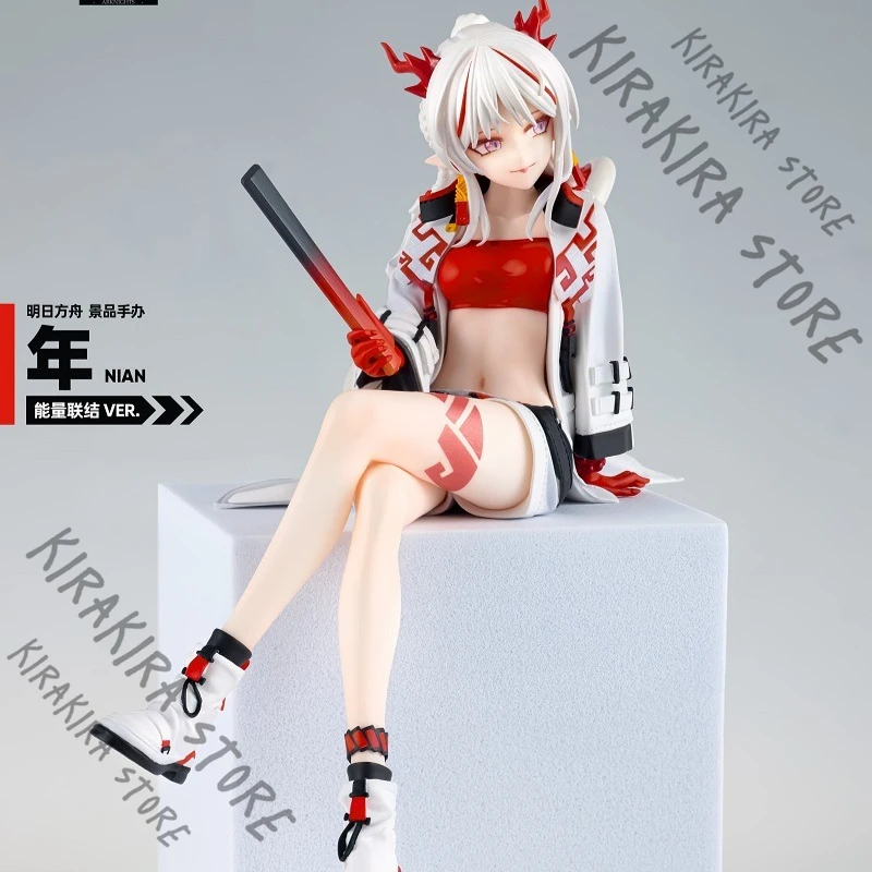 

Arknights Cosplay Nian Figurine High Quality Garage Kits Official Genuine Accessories Model Kit Gift Otaku 14cm Masco present