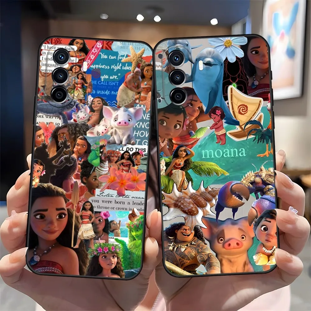 Princess Moana Phone Case 2023 NEW For Huawei P30Pro P50 P40 P20 P10 P9 Y7 Y9S Lite Honor X8 X7 70 Pro Psmart Coque