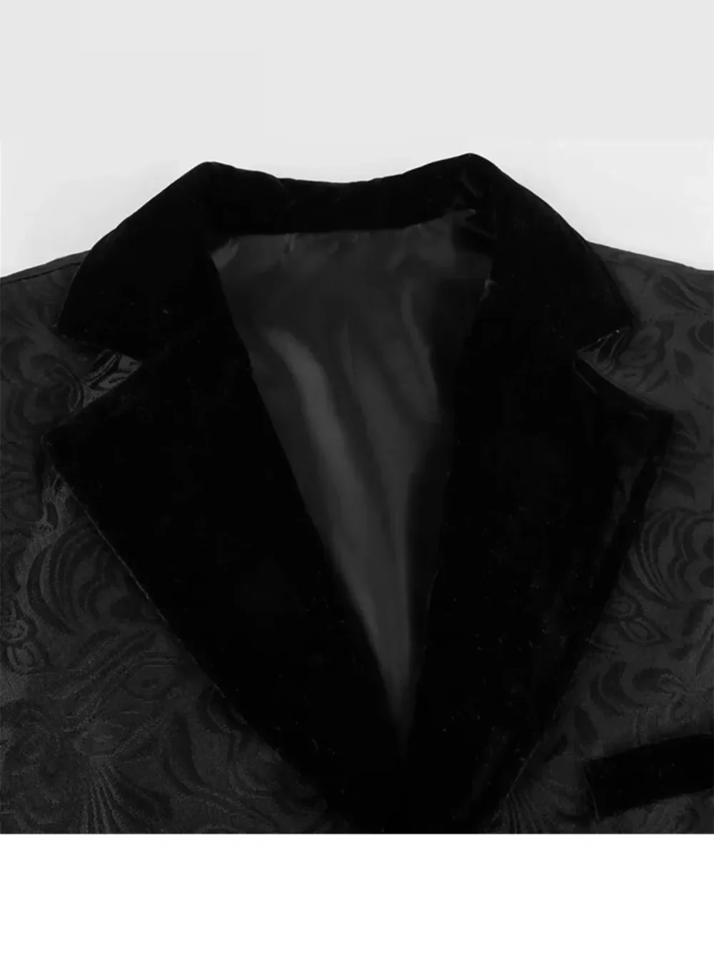 Herren-Weste im viktorianischen Steampunk-Stil mit Paisley-Muster, ärmellose Weste mit Reverskragen für Halloween, Cosplay-Partys und den täglichen Gebrauch. – Detail 10