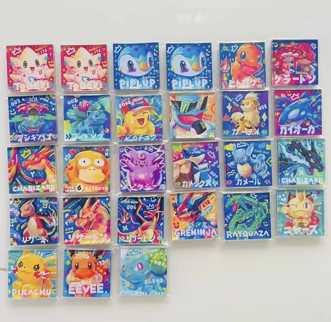 Pokemon Pikachu Fridge Magnet Anime Art Collection Kawaii Snorlax Eevee Charmander Charizard Carton Random Send One Style