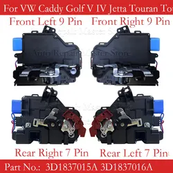 Door Lock Actuator for VW Caddy Golf V IV Jetta Touran Touareg Skoda Octavia Seat Altea Toledo 3D1837015A 3D1837015 3D1837016
