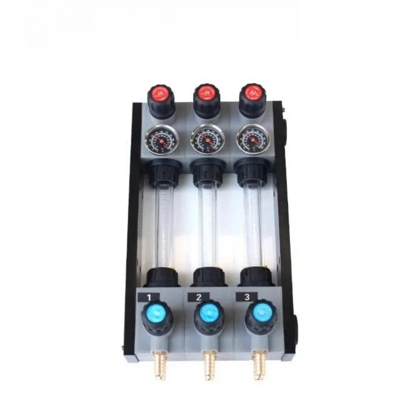 Water drain diverter with thermometer Water flow controller molding machine Water drain circuit controller