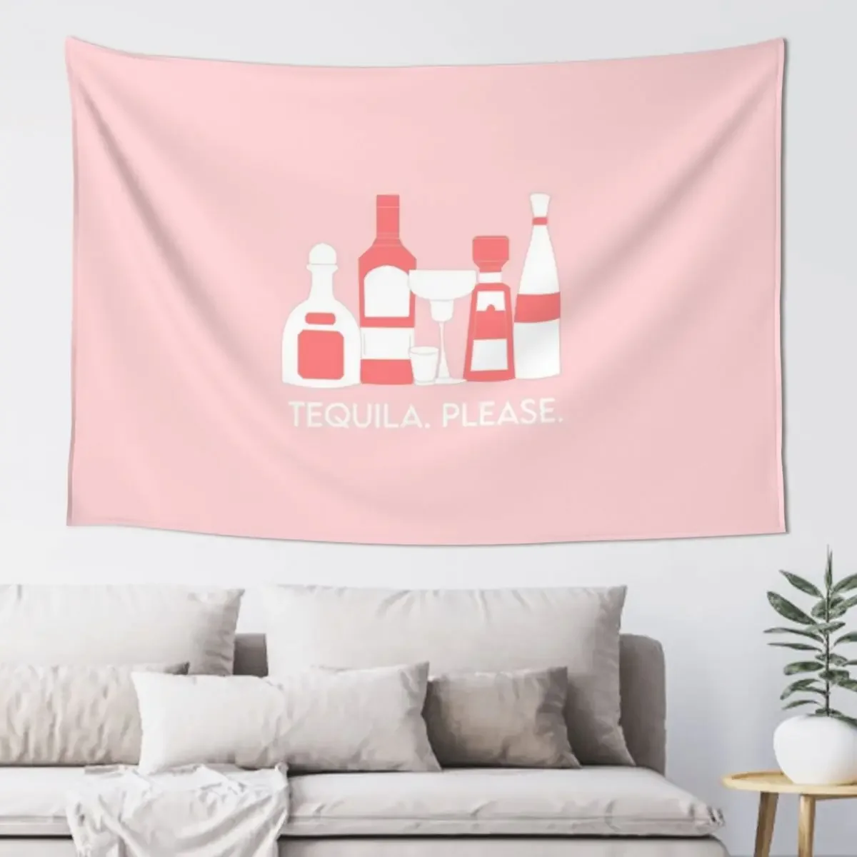 TEQUILA. PLEASE. Tapestry Aesthetic Home Decor Wall Decor Room Decor Aesthetic Tapestry