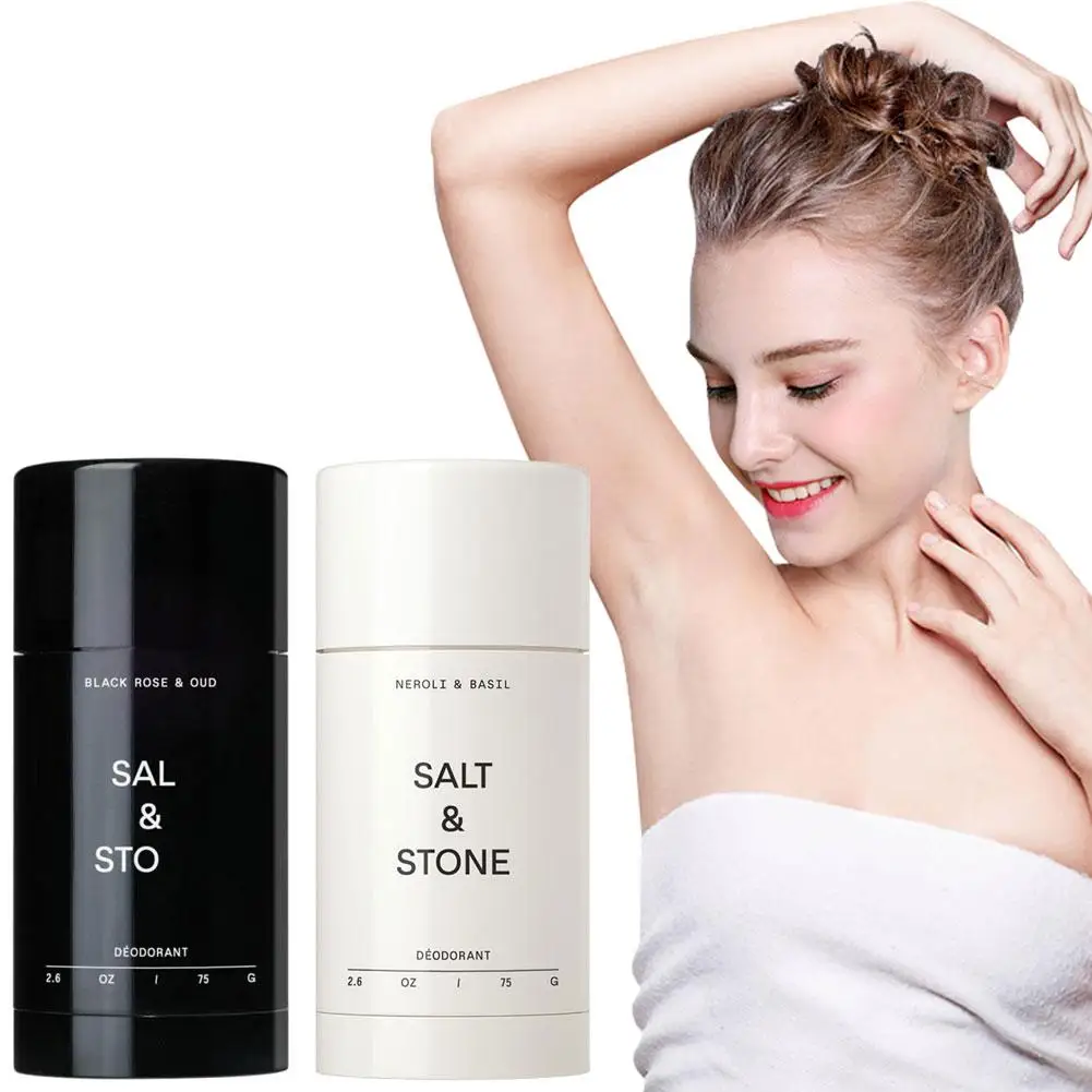 

SALT&STONE Deodorant Stick Natural Mineral Deodorant 48H Odor Protection & Wetness Control Aluminum-Free Fresh Scent Deodorant