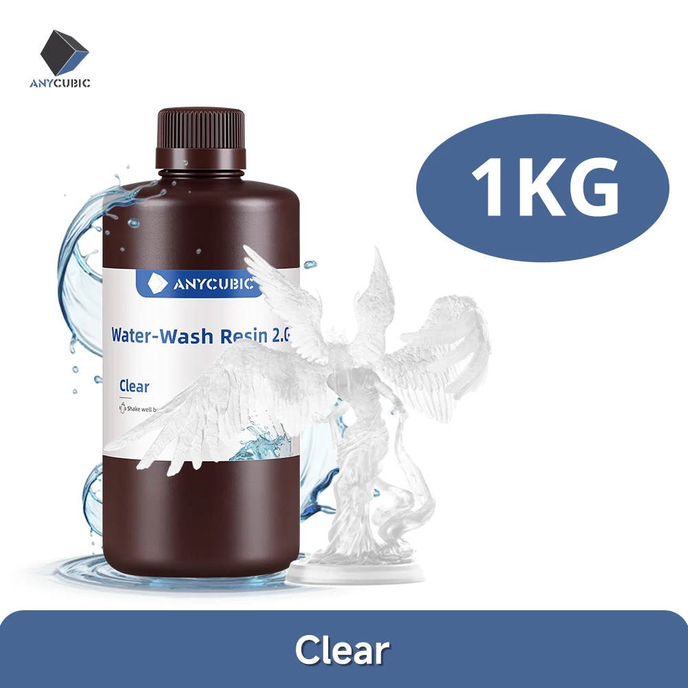 ANYCUBIC Water-Wash Resin for LCD 3D Printer