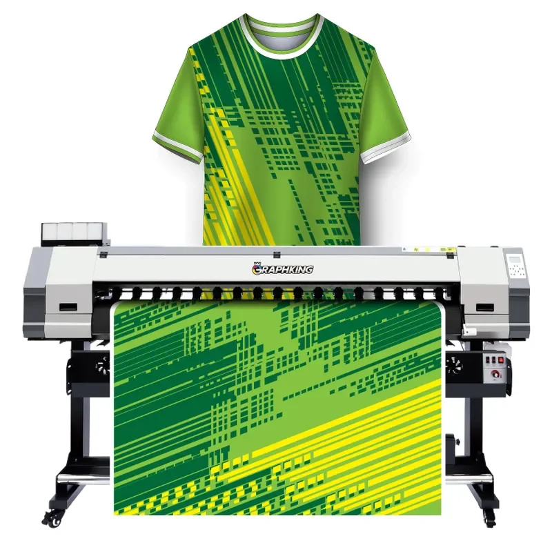 1.6M High Resolution Large Format Textile Fabric Dye Sublimation Printer Thermal Transfer Printer with New Xp600 i3200 Print