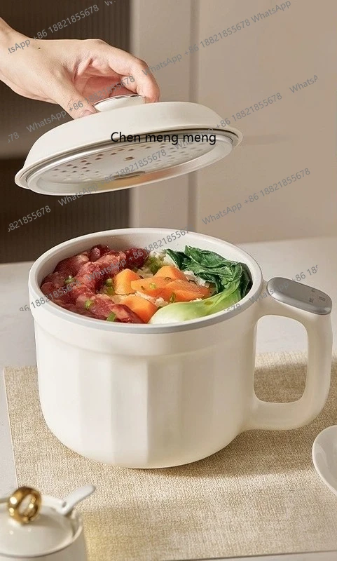 

Multifunctional household electric heating pot integrated electric cooking pot split type removable and washable