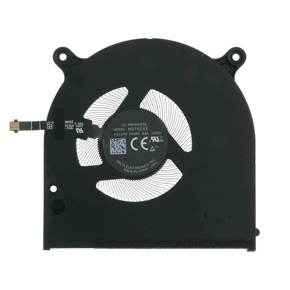 

Вентилятор графического процессора для ноутбука DELL XPS 16 9640 0JTNN3 JTNN3 EG50050S1-CN90-S9A DC5V 0.5A