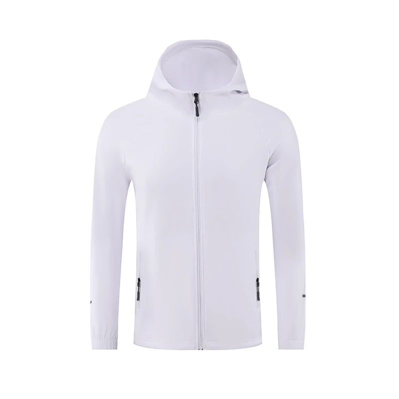 

Autumn and winter velvet sports slim fit cardigan jacket, men's couple waterproof elastic slim fit jacket, running top