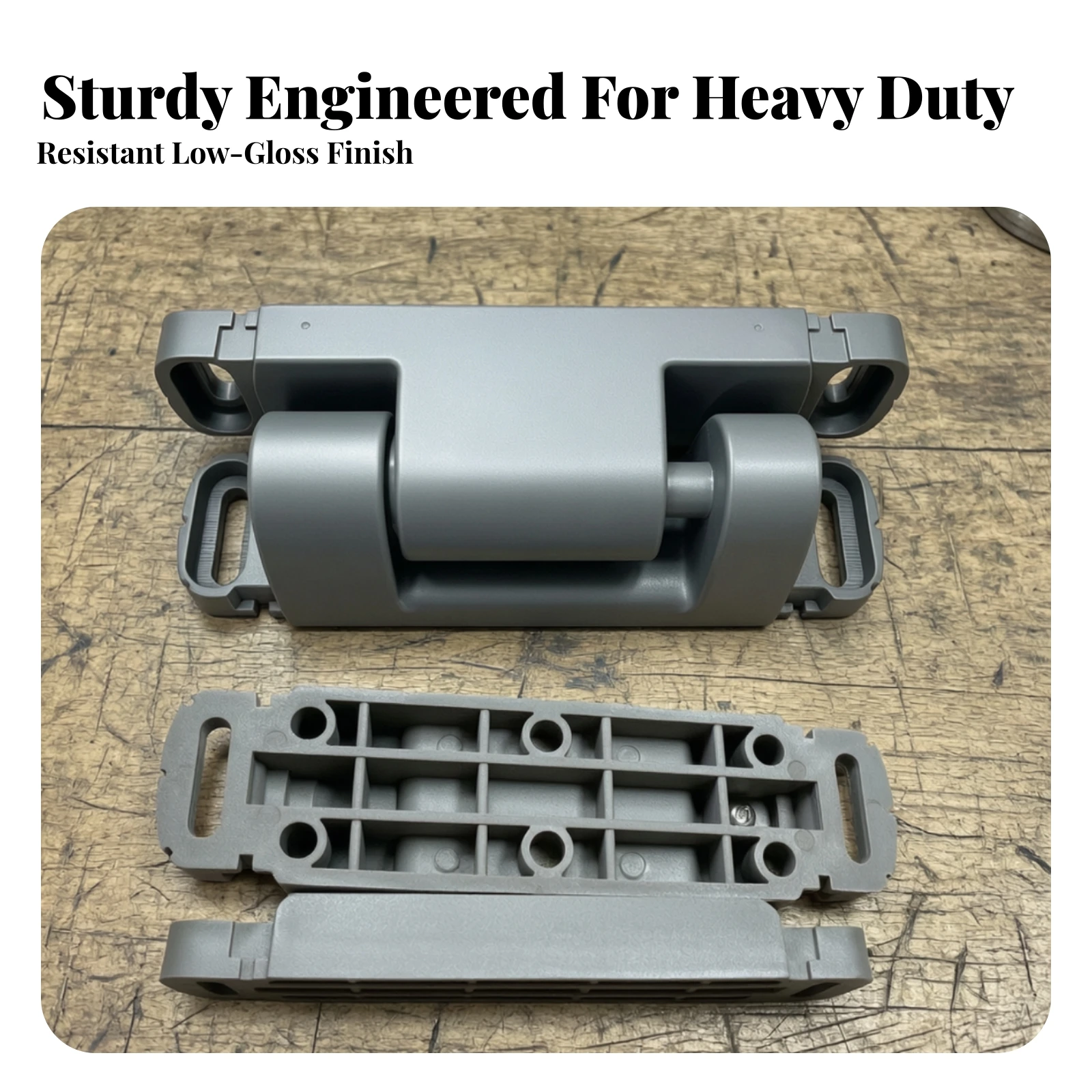 Industrial Door Hinge Smooth Cold-Room Door Hinge Hardware Slimline Long-Lasting for Maintenance Technicians, Baking Ovens