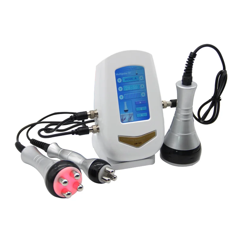 3/4 In 1 Body Slimming Multipolar RF Machine Ultrasonic Cavitation Vacuum Skin Rejuvenation Anti-wrinkle Home Use Skin Care Tool