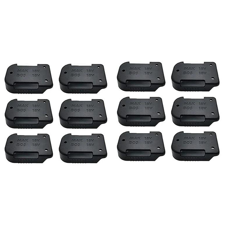 

12 Pack Battery Mounts Holder For Makita 18V Battery,Also For 18V Battery Mounts/Belt Clip,Wall Battery Holder