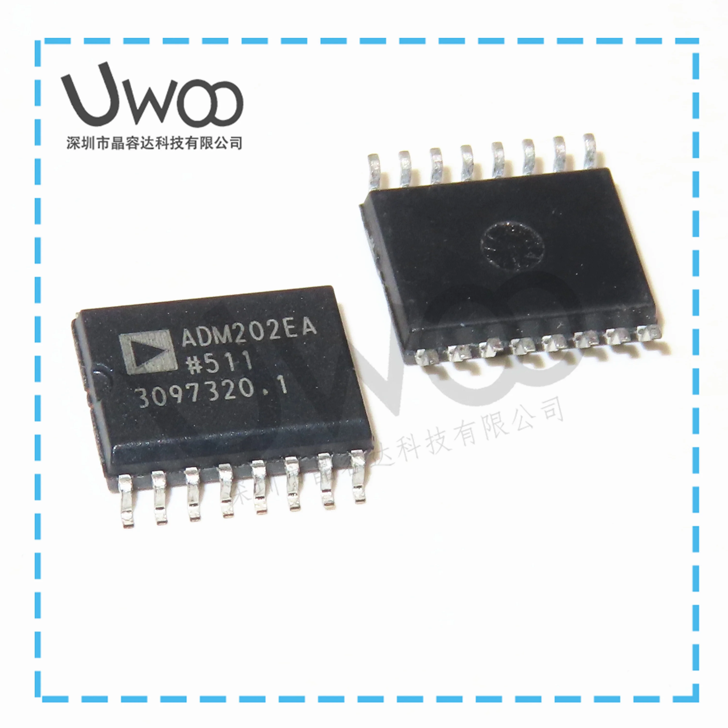 100%Original New   ADM202EARNZ ADM202EA SOIC-16  ADM202EARUZ ADM202E RS-232 TSSOP-16