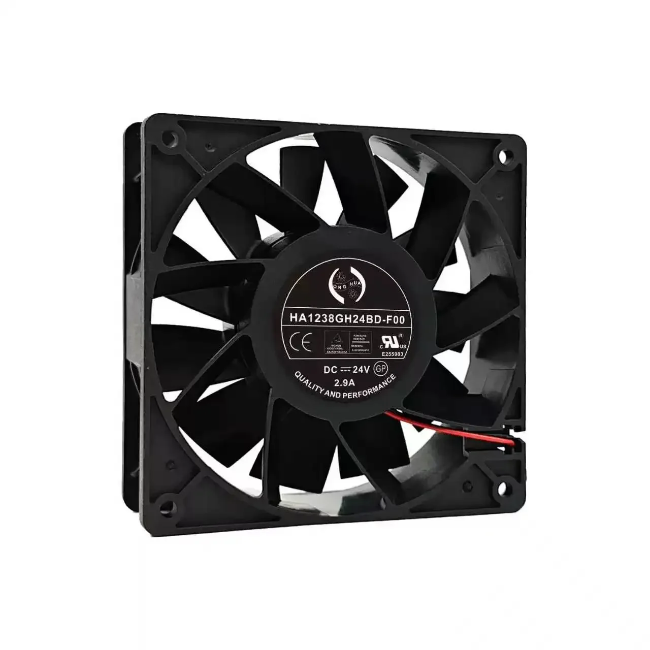 LY For A1238GH24BD-F00 DC 24V 2.9A 12038 120x120x38mm High Speed Server Miner Exhaust Axial Cooling Ventilation Fan
