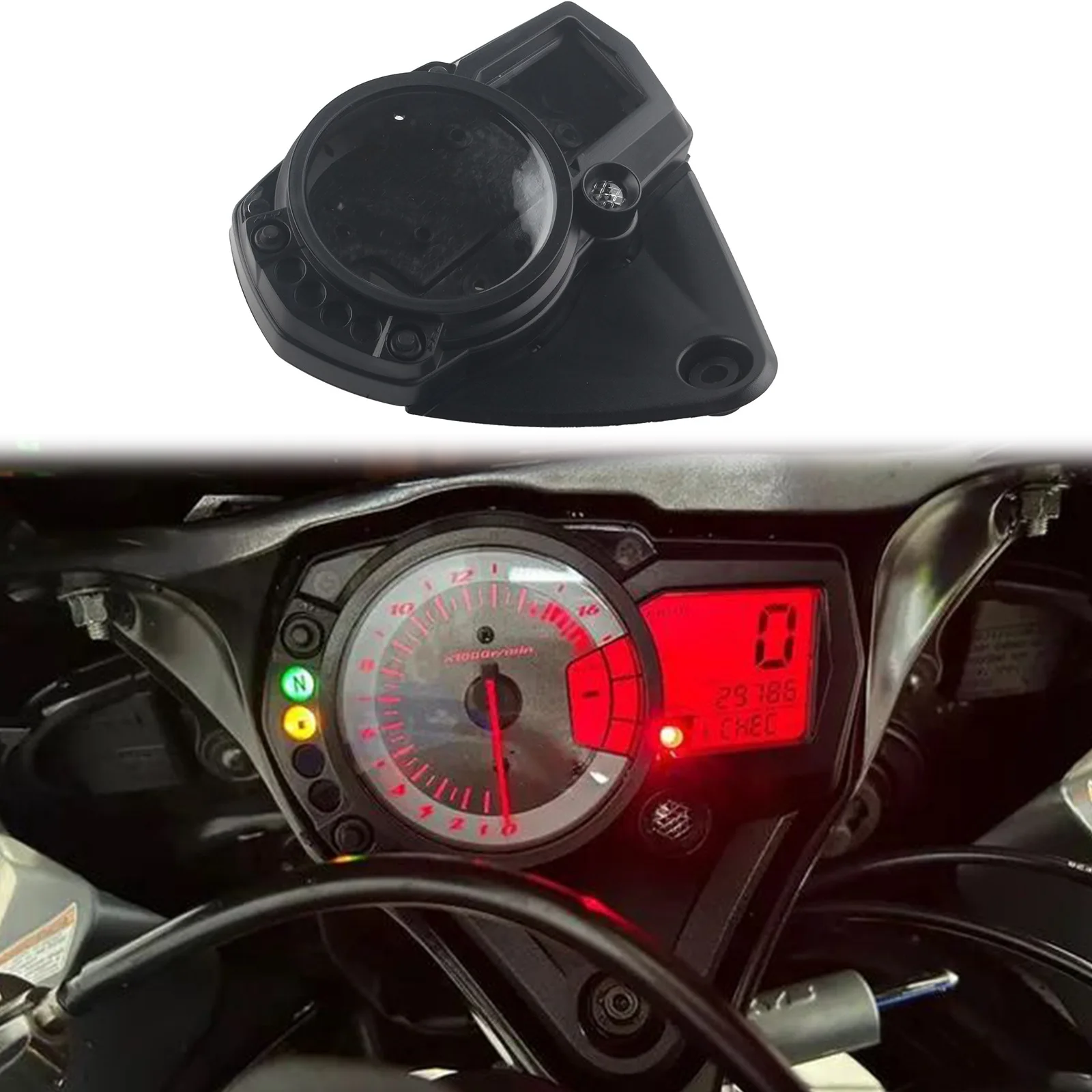 For SUZUKI GSXR GSX-R 1000 2007 2008 Speedometer Odometer Instrument Housing Case Tachometer Gauge Cover