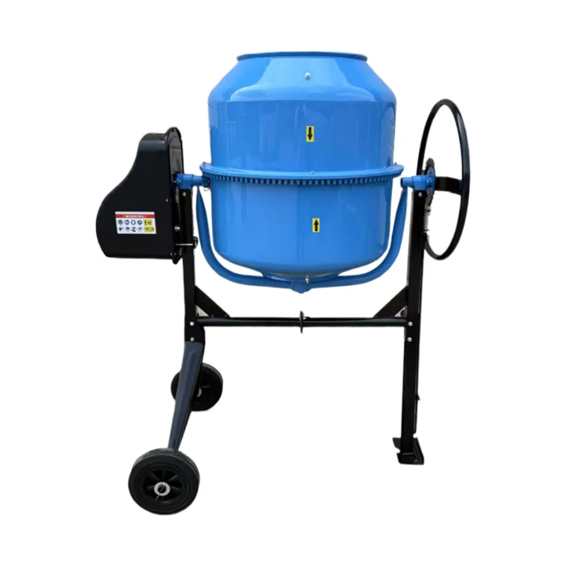 Wholesale 220V Electric Mini Mixer High Quality Portable Concrete Cement Mixer 180L-260L Movable Mixing Drum Factory Mixer