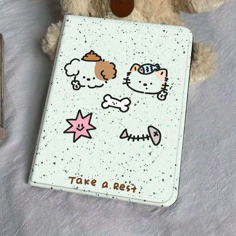 Cane Gatto Modello Fresco Per Lenovo Tab Xiaoxin Pad 700 Y900 Gen4 K10 P11 GT K11 3rd P11 P12 Plus Pro Gen Custodia Tablet