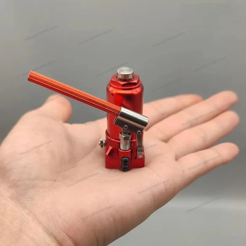 For Mini Hydraulic Jack 1/10 Model Graphics Card Stand Scene Props Creative Gifts