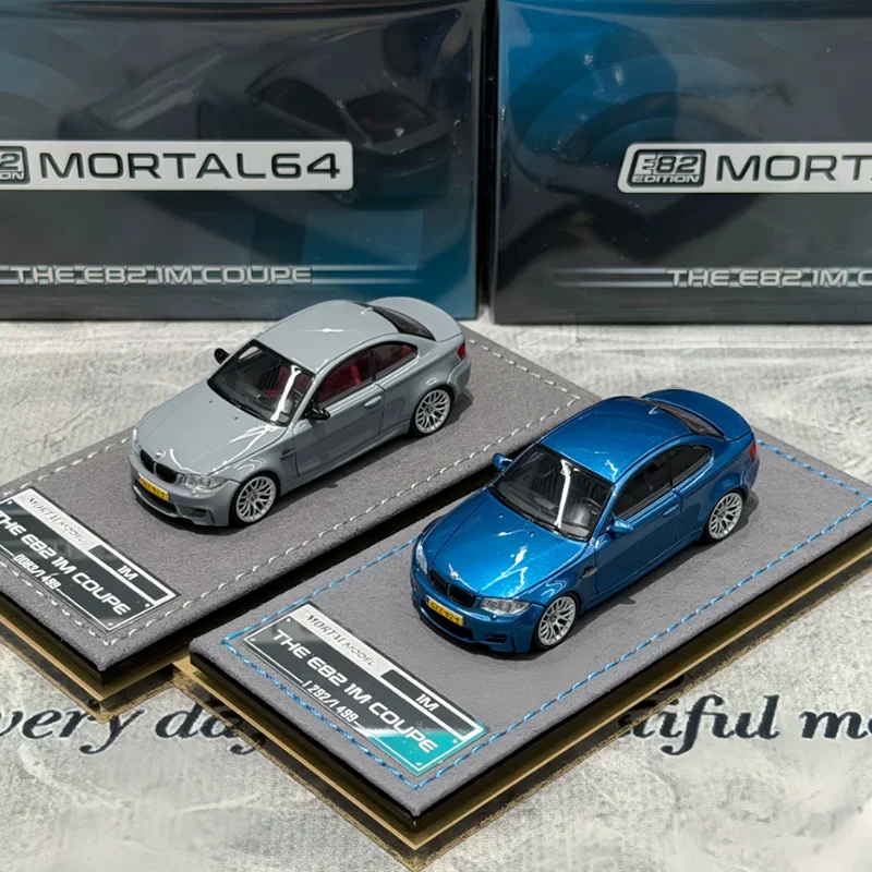 Mortal 1:64 Scale E82 1M COUPE Alloy Car Model Collectibles Unique Gift Static Display Hobby & Toys Scene Simulation