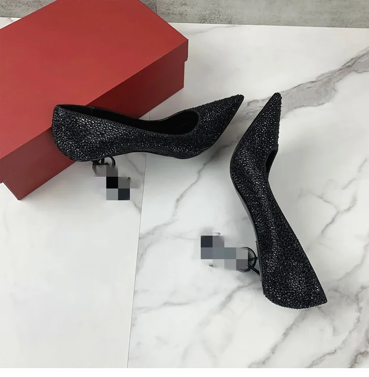 Women Luxury High Heels Fashion Ladies High Quality Sexy Banquet Party Ladies Shoes Pointed Toe Elegant Women Shoes