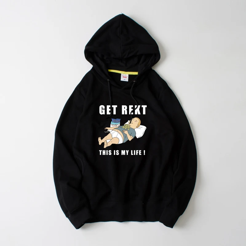 

Креативный свитшот Creative King of the Hill с круглым вырезом, повседневная свободная толстовка с принтом для молодежи, осенняя хлопковая футболка с принтом